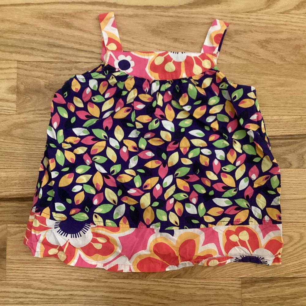 Hanna Andersson Girls Sun Top Size 8
